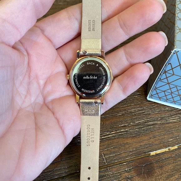 Stella & Dot Rose Gold Icon Convertible Watch - Picture 3 of 5